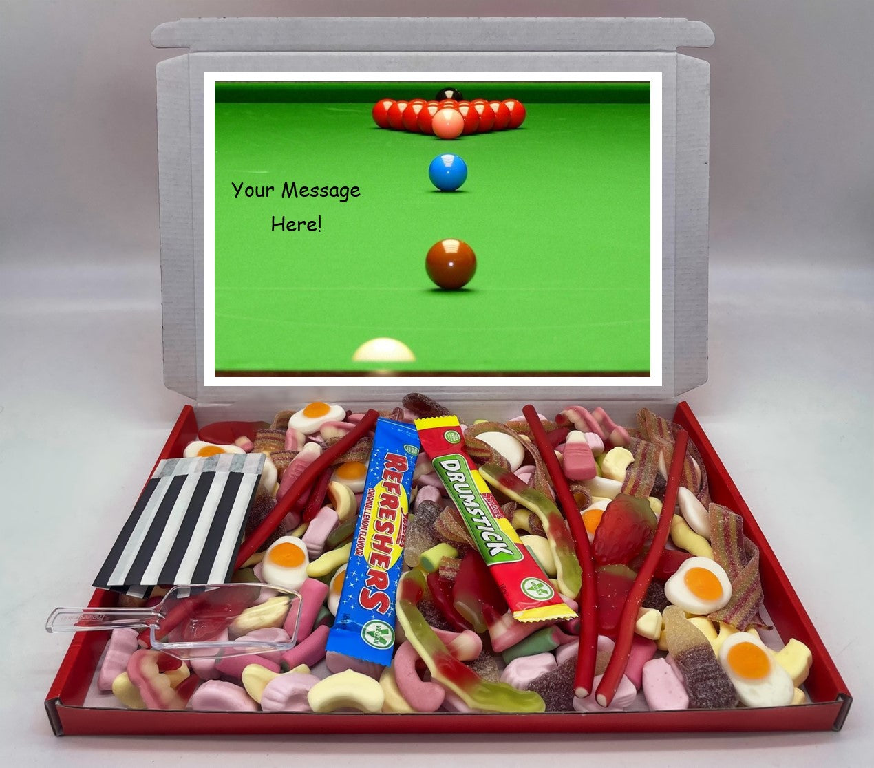 Snooker Chocolate & Sweet Gift Box – Personalised Gift