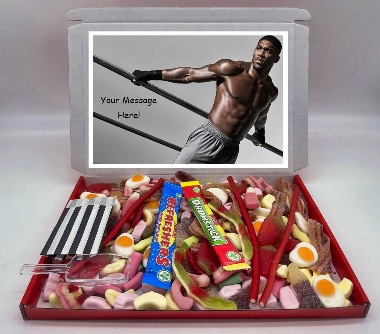 Anthony Joshua Chocolate & Sweet Gift Box – Personalised Gift