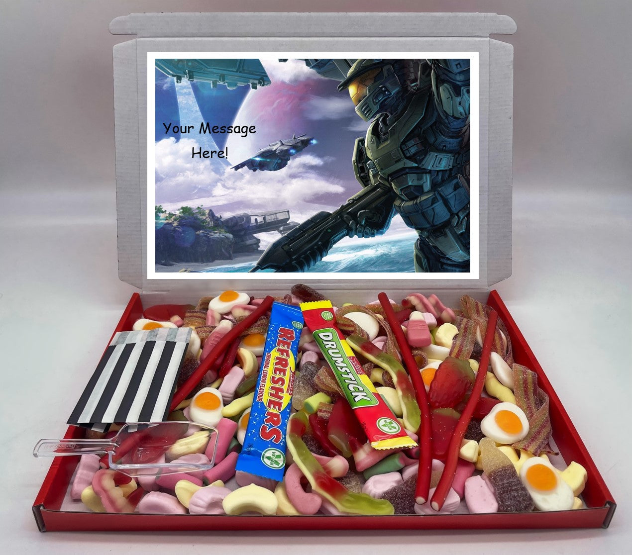 Halo Chocolate & Sweet Gift Box – Personalised Gift
