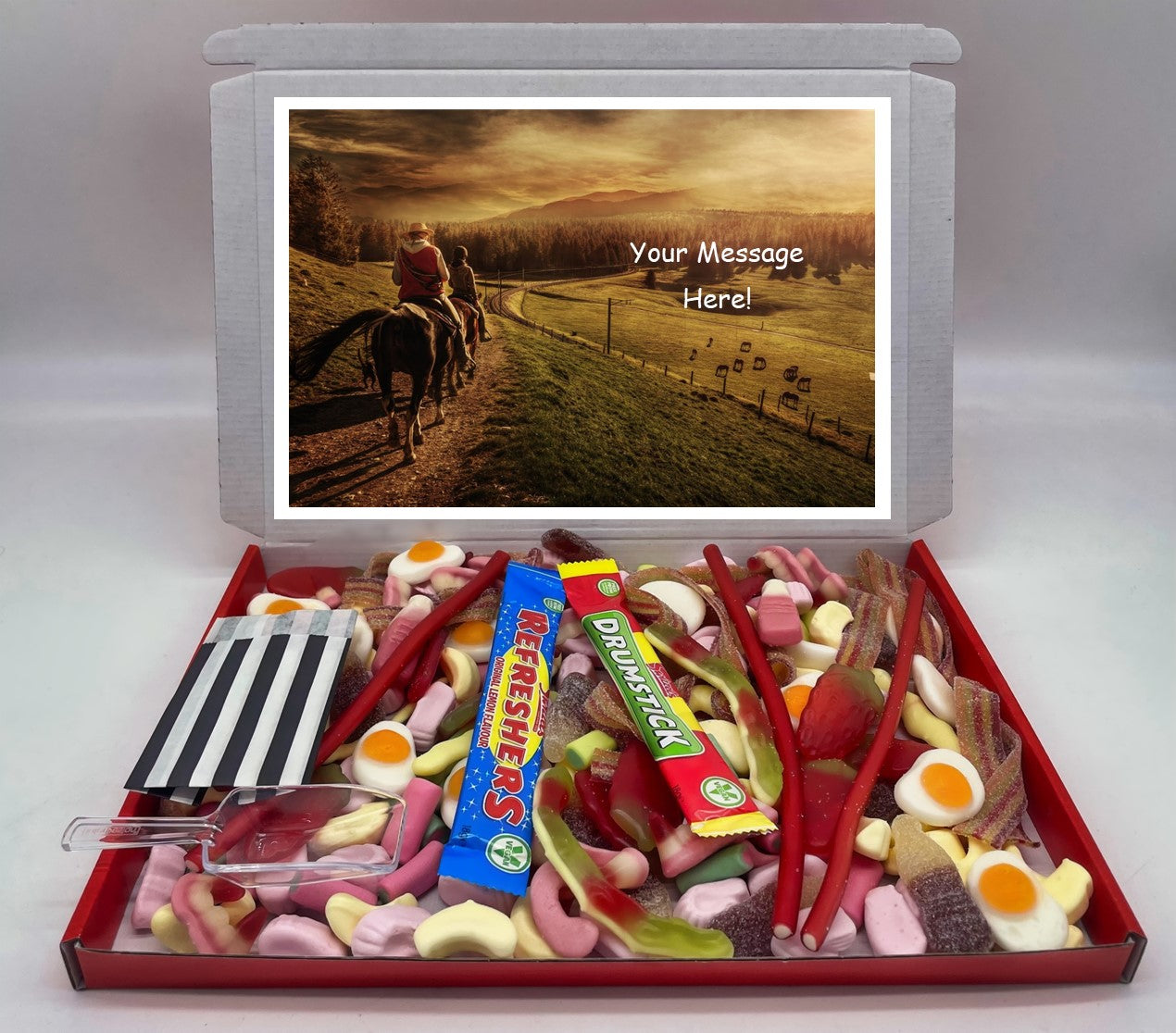 Horse Riding Chocolate & Sweet Gift Box – Personalised Gift