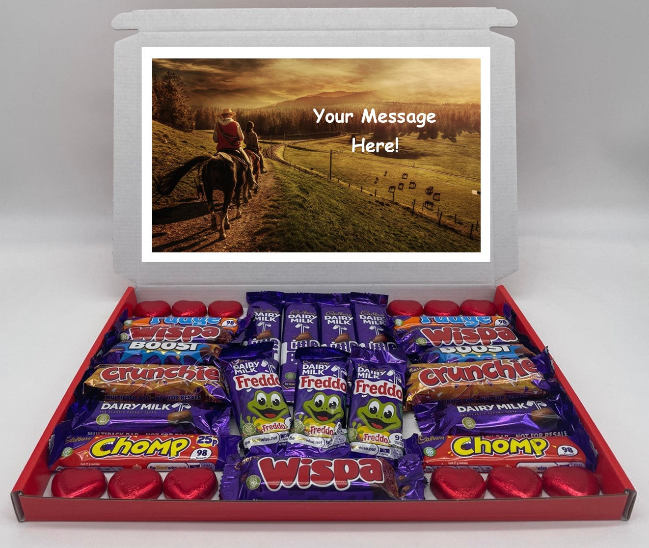 Horse Riding Chocolate & Sweet Gift Box – Personalised Gift