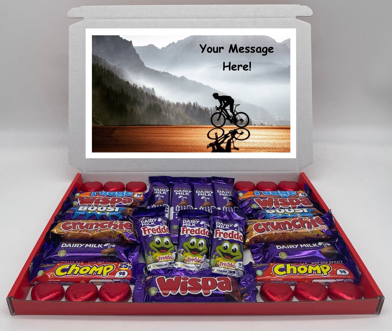 Cycling Chocolate & Sweet Gift Box – Personalised Gift