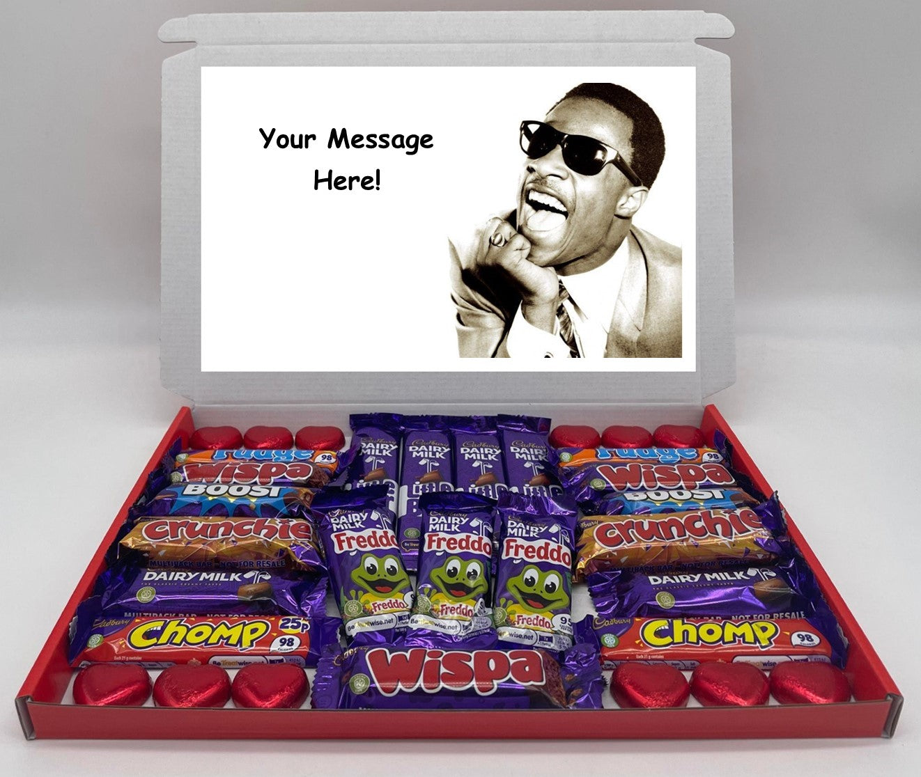 Stevie Wonder Chocolate & Sweet Gift Box – Personalised Gift