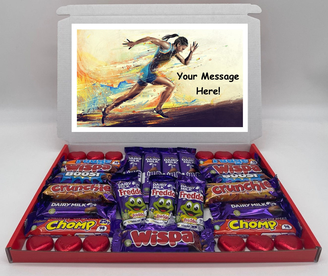 Running Chocolate & Sweet Gift Box – Personalised Gift