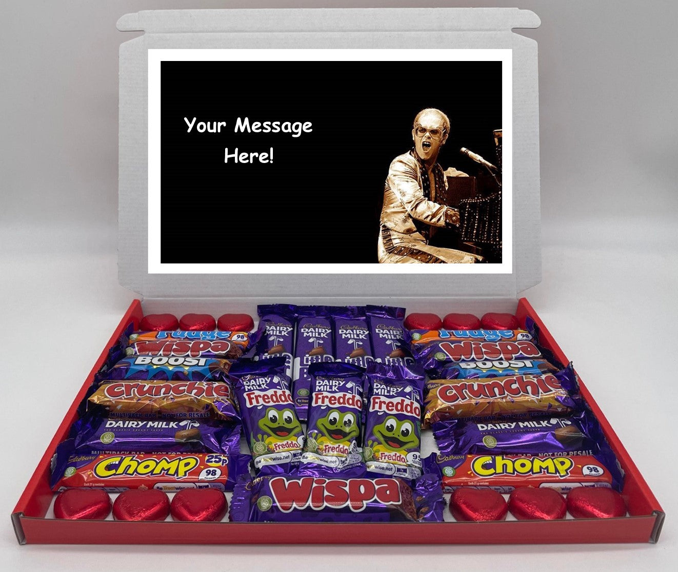 Elton John Chocolate & Sweet Gift Box – Personalised Gift