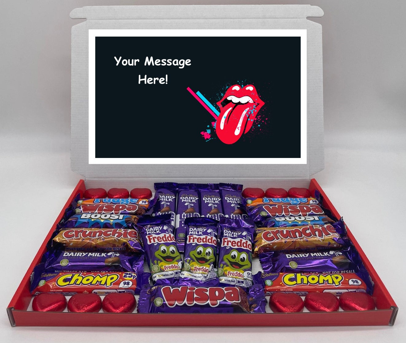 The Rolling Stones Chocolate & Sweet Gift Box – Personalised Gift