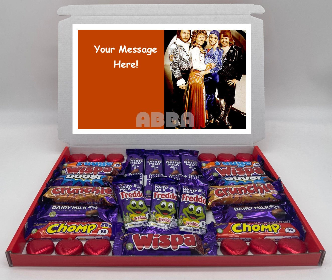 Abba Chocolate & Sweet Gift Box – Personalised Gift