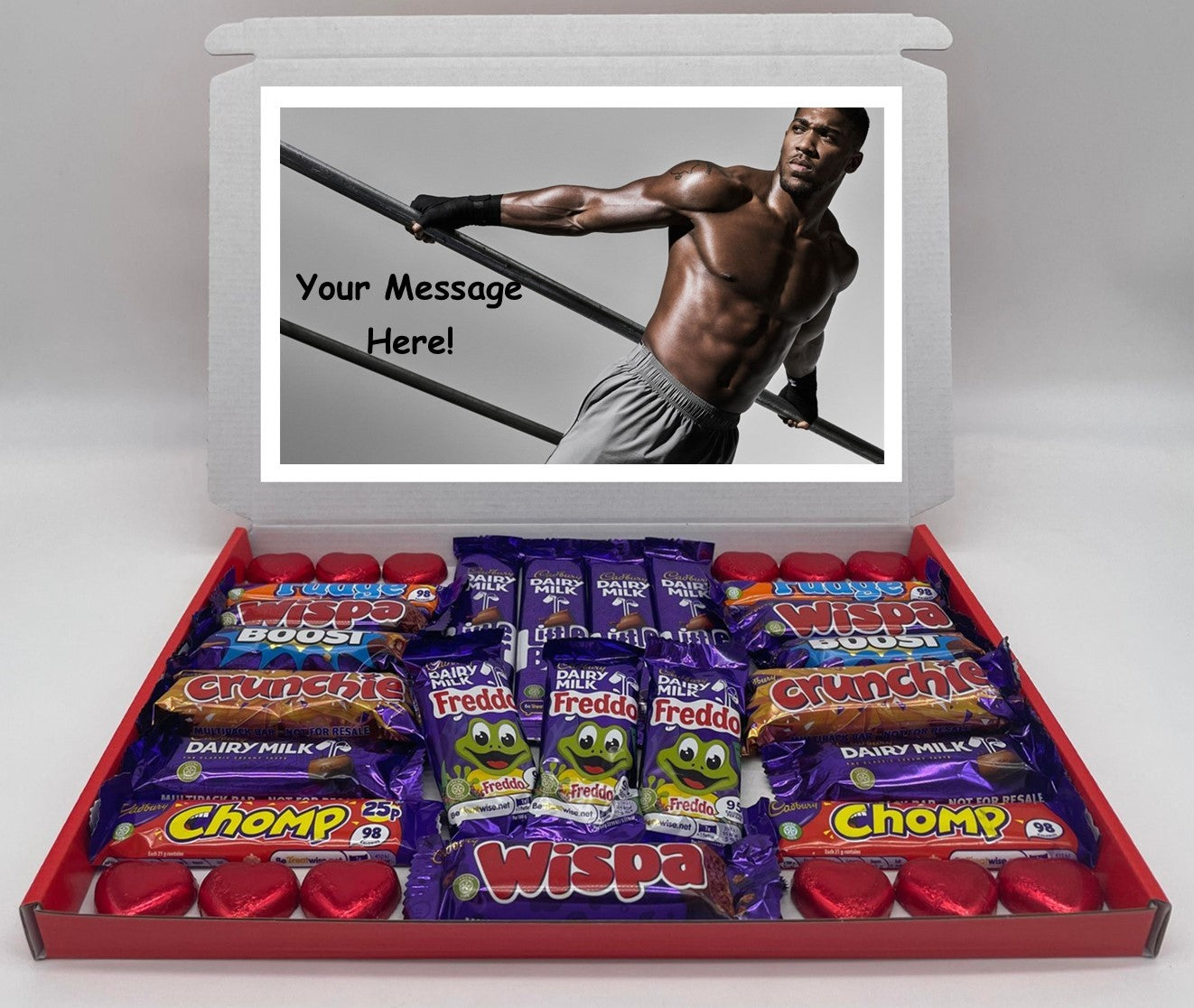 Anthony Joshua Chocolate & Sweet Gift Box – Personalised Gift