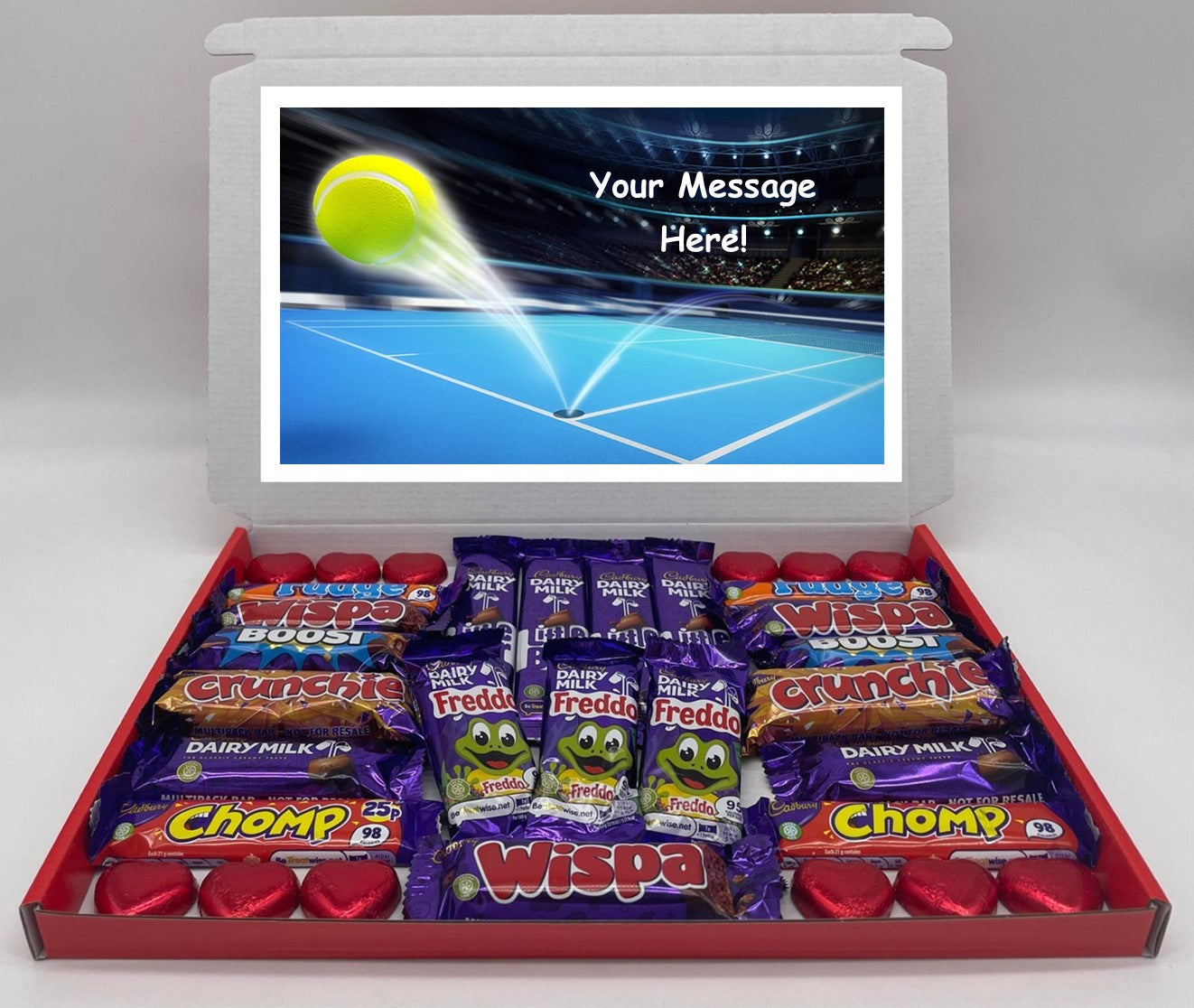 Tennis Chocolate & Sweet Gift Box – Personalised Gift