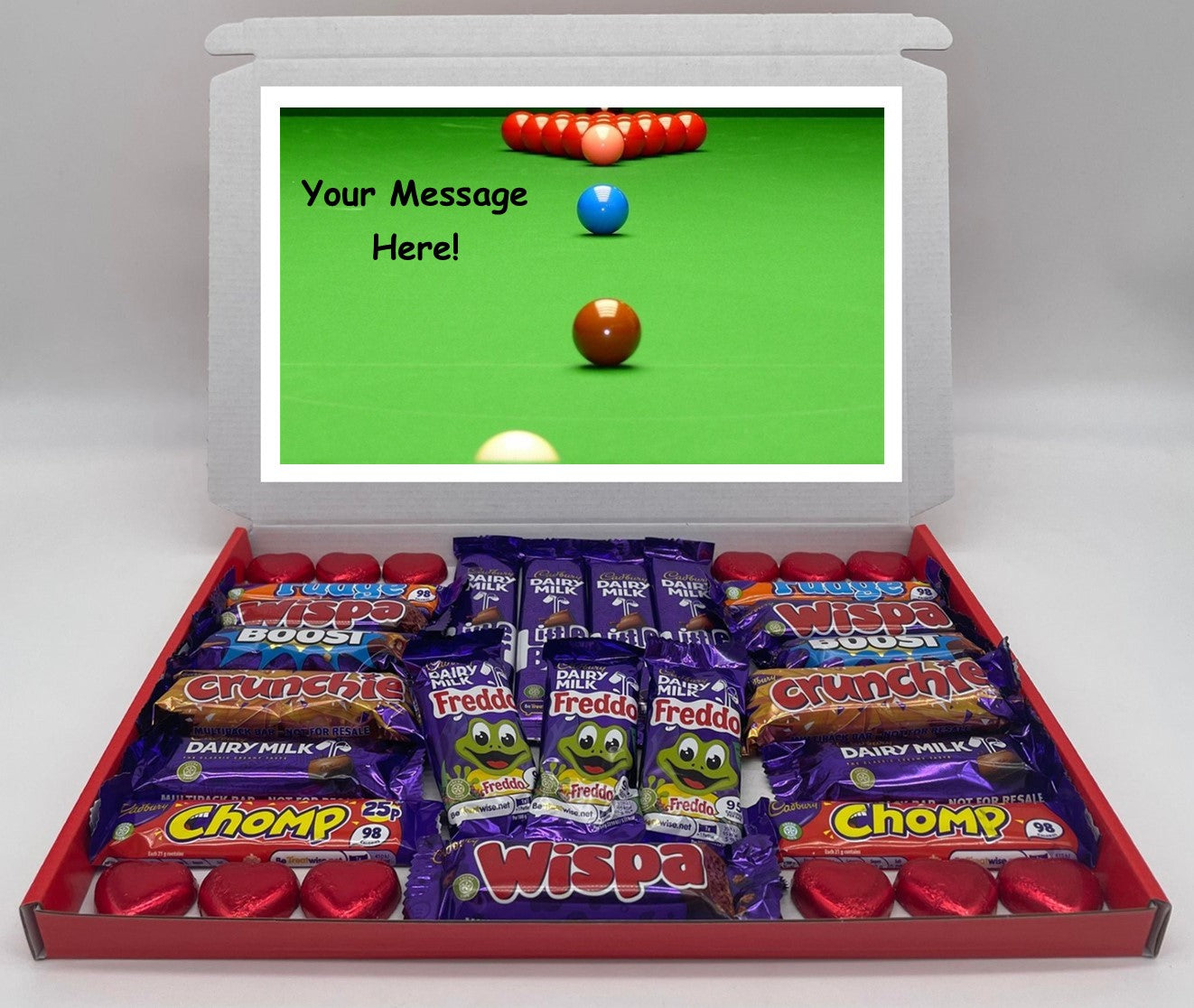Snooker Chocolate & Sweet Gift Box – Personalised Gift