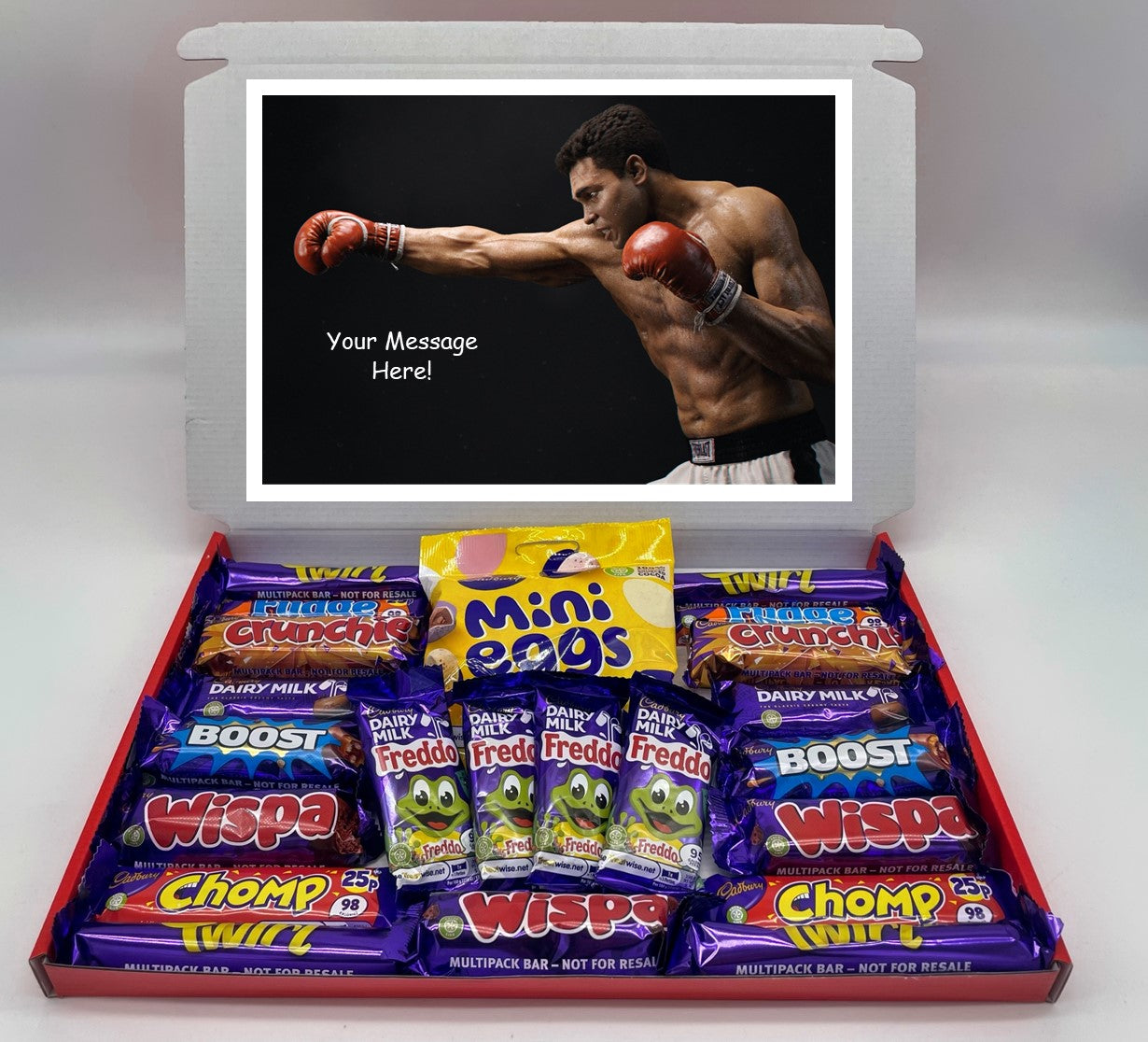 Muhammad Ali Chocolate & Sweet Gift Box – Personalised Gift