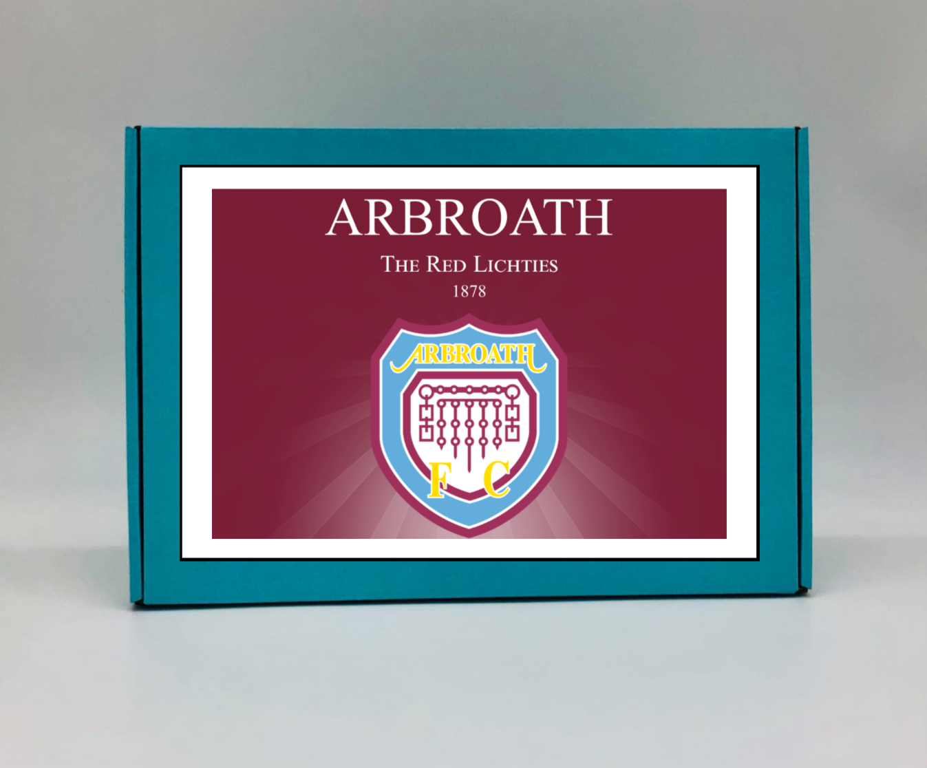 Arbroath Personalised Gift Box - A personalised chocolate and sweet hamper, the perfect gift for football fans.