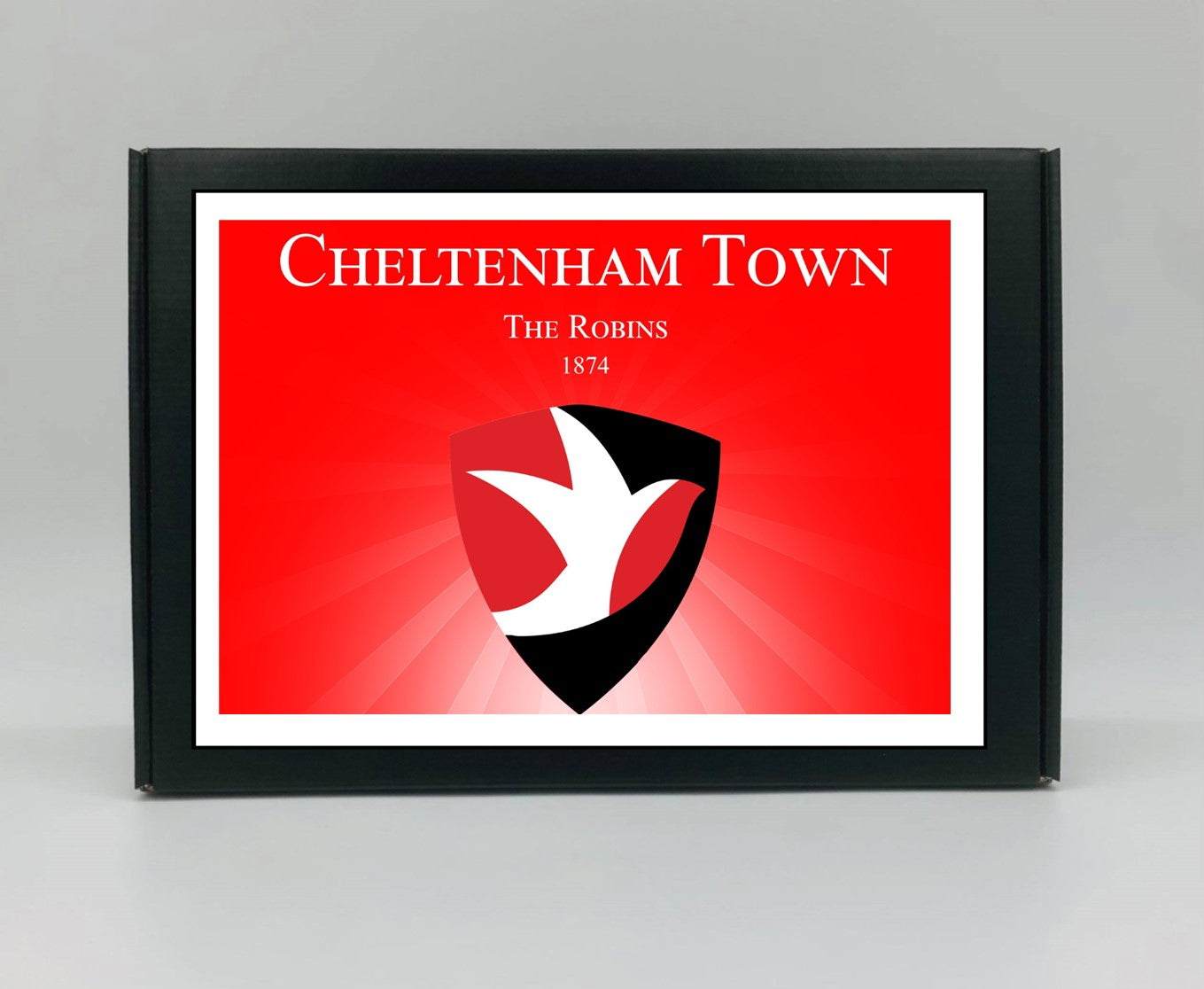 Cheltenham Town Personalised Gift Box - A personalised chocolate and sweet hamper, the perfect gift for football fans.