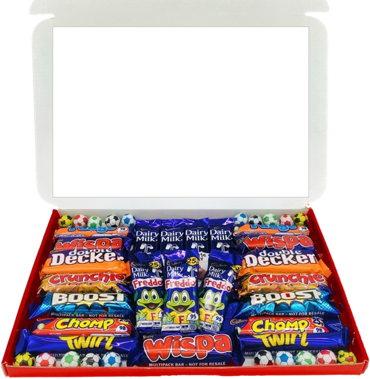 Personalised Red Selection Gift Box – Add Your Photos & Text!