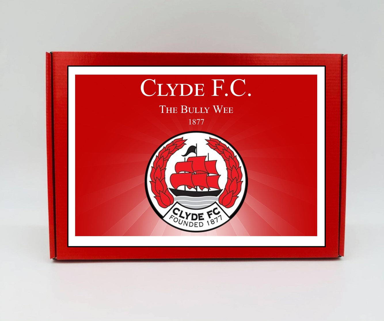 Clyde Personalised Gift Box - A personalised chocolate and sweet hamper, the perfect gift for football fans.