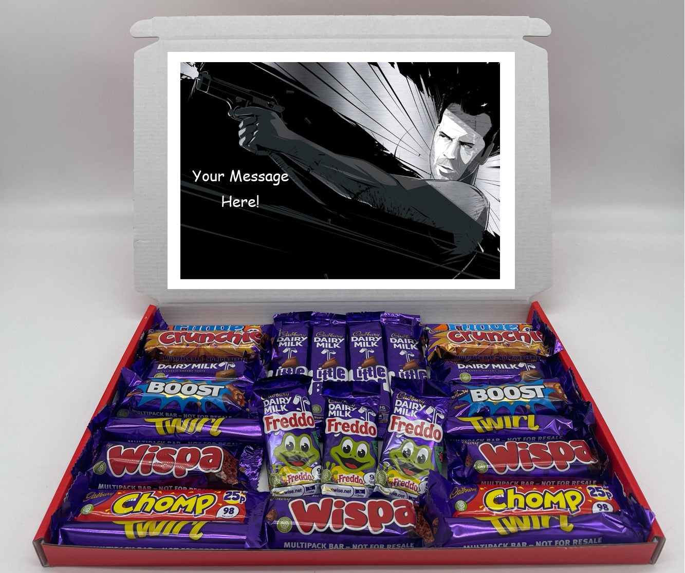 Die Hard Chocolate & Sweet Gift Box – Personalised Gift