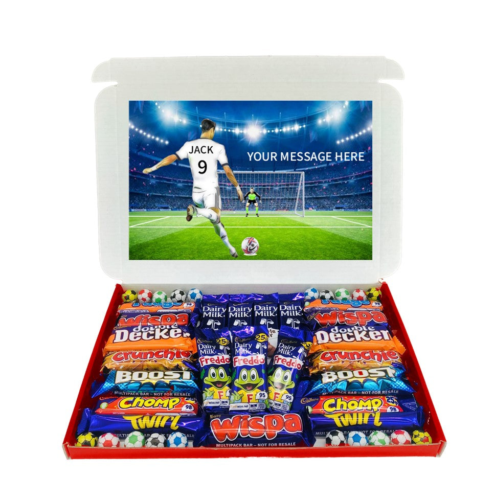 Bromley Personalised Gift Box - A personalised chocolate and sweet hamper, the perfect gift for football fans.