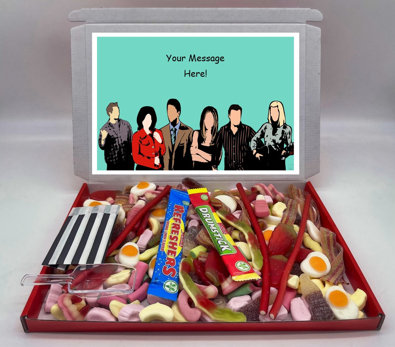 Friends Chocolate & Sweet Gift Box – Personalised Gift
