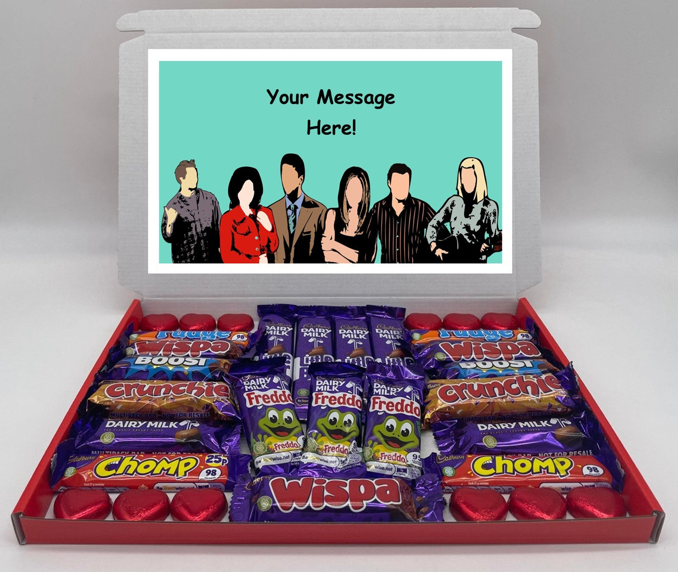 Friends Chocolate & Sweet Gift Box – Personalised Gift