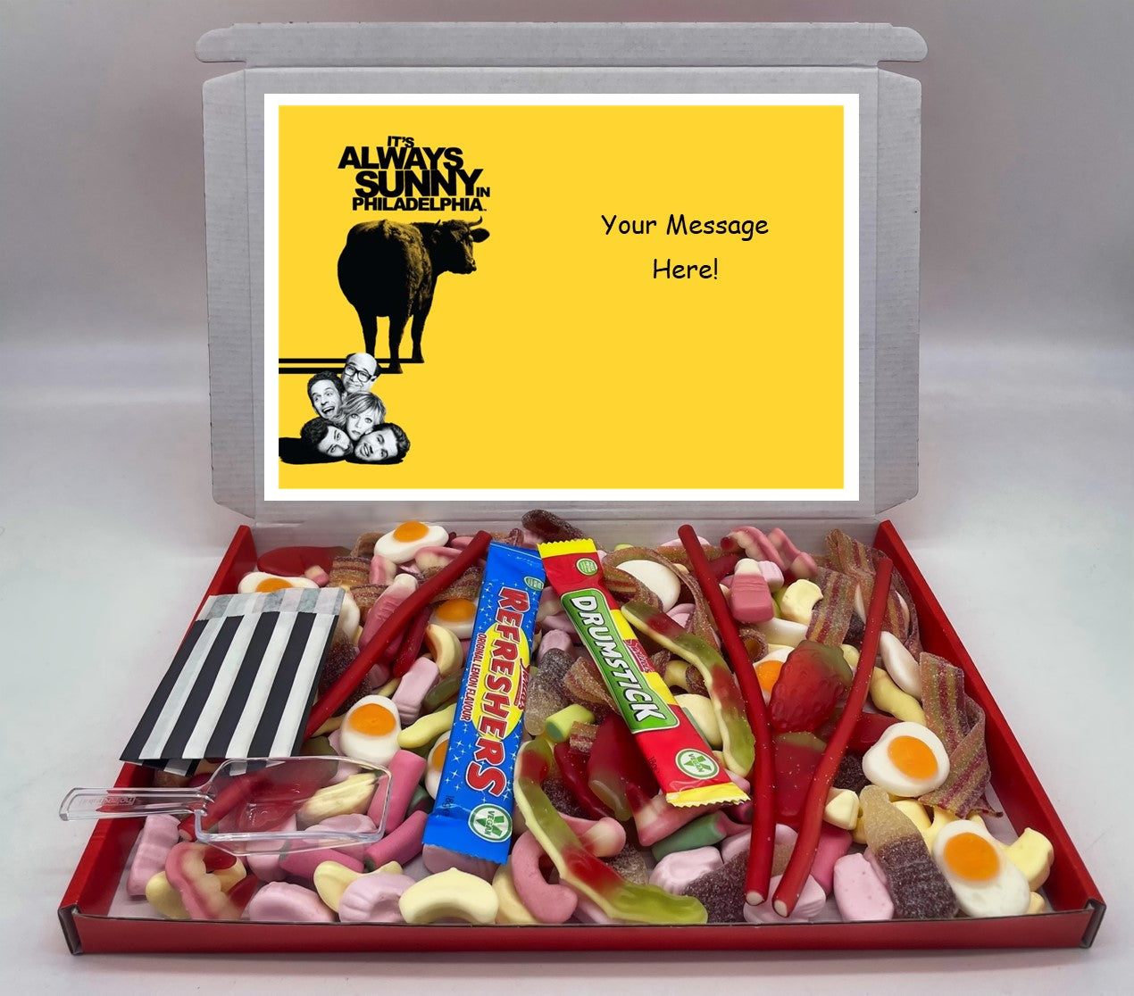 Its Always Sunny in Philadelphia Chocolate & Sweet Gift Box – Personalised Gift