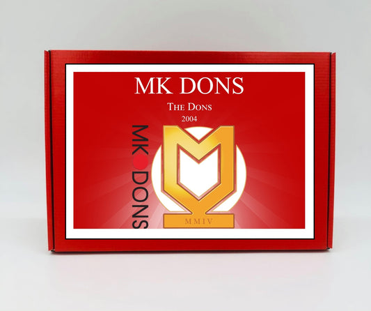 Milton Keynes Dons Personalised Gift Box - A personalised chocolate and sweet hamper, the perfect gift for football fans.