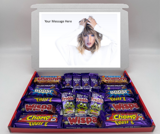 Taylor Swift Chocolate & Sweet Gift Box – Personalised Gift