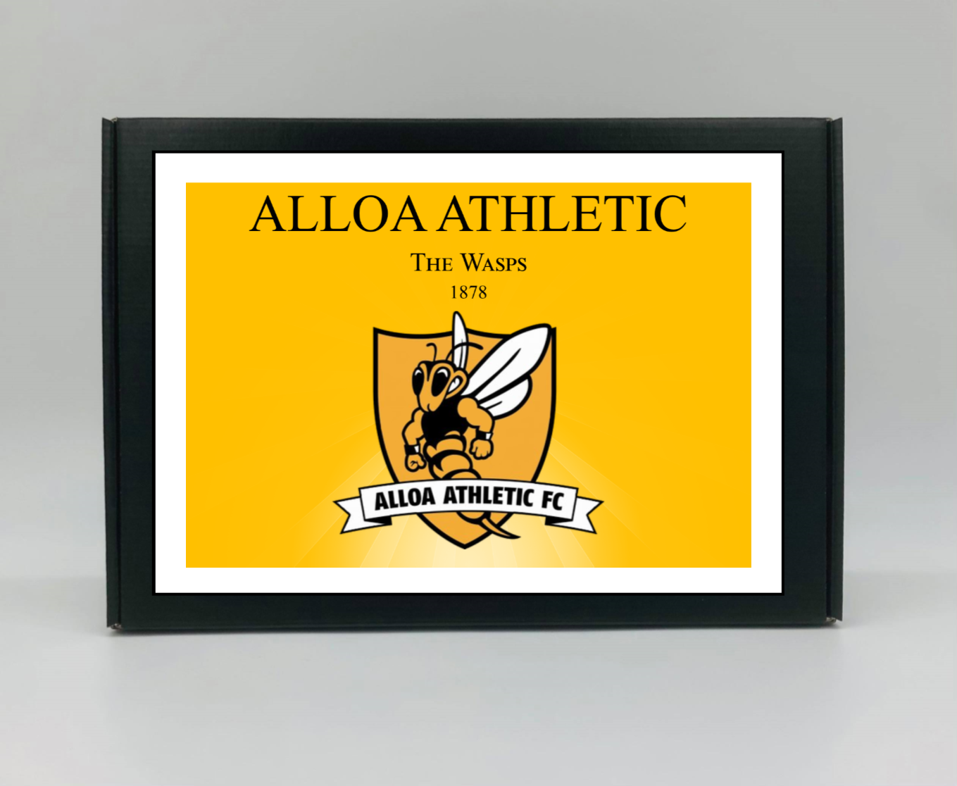 Alloa Athletic Personalised Gift Box - A personalised chocolate and sweet hamper, the perfect gift for football fans.