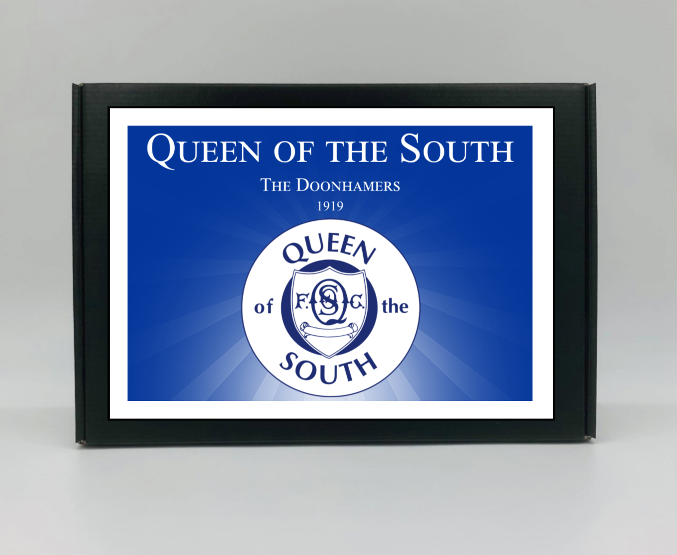 Queen of the South Personalised Gift Box - A personalised chocolate and sweet hamper, the perfect gift for football fans.