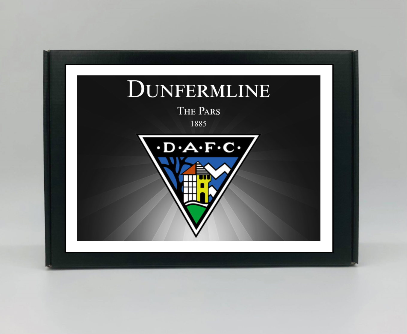 Dunfermline Athletic Personalised Gift Box - A personalised chocolate and sweet hamper, the perfect gift for football fans.