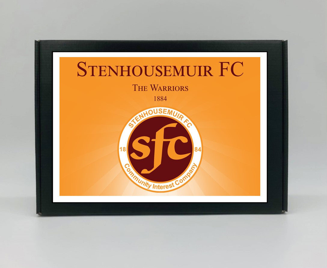 Stenhousemuir Personalised Gift Box - A personalised chocolate and sweet hamper, the perfect gift for football fans.