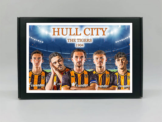 Hull City Personalised Gift Box - A personalised chocolate and sweet hamper, the perfect gift for football fans.