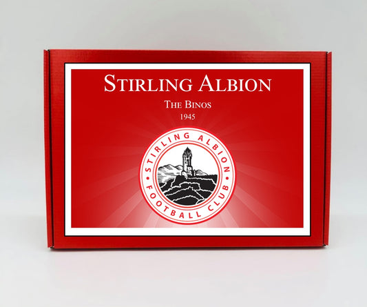 Stirling Albion Personalised Gift Box - A personalised chocolate and sweet hamper, the perfect gift for football fans.