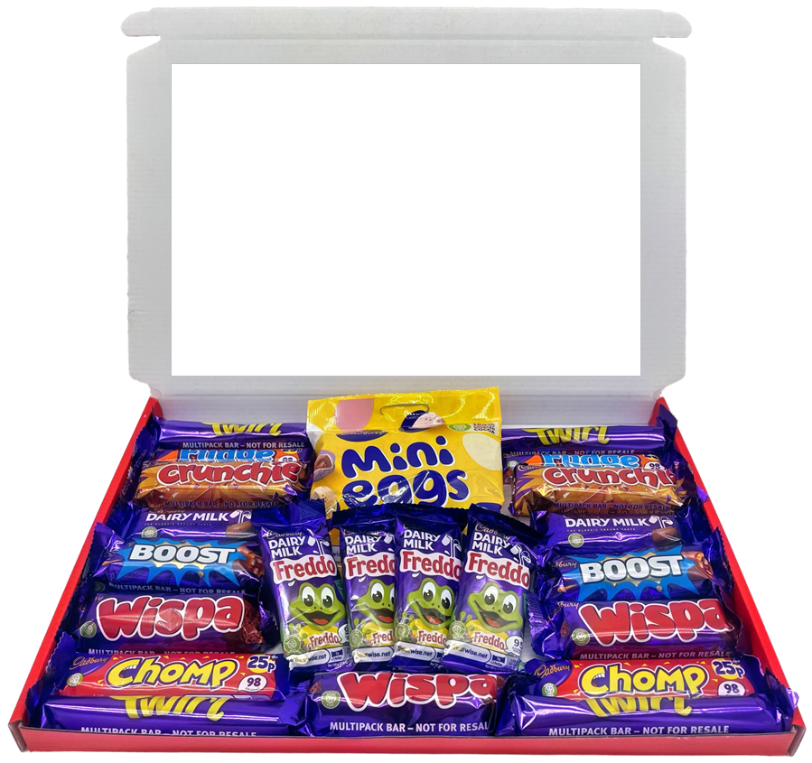 Personalised Red Selection Gift Box – Add Your Photos & Text!