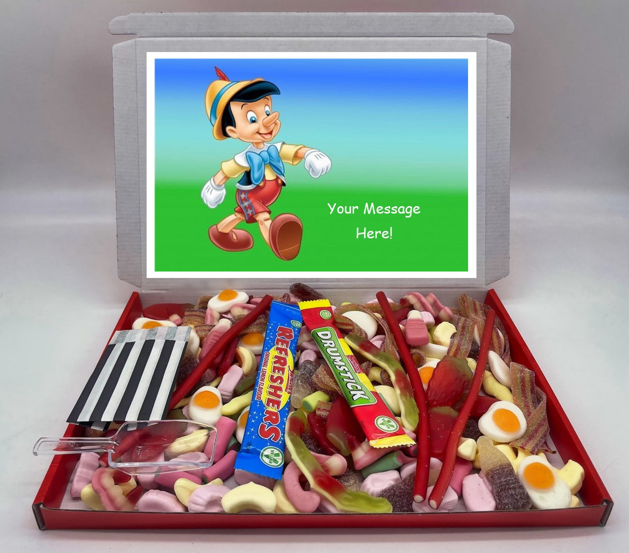 Pinocchio Chocolate & Sweet Gift Box – Personalised Gift