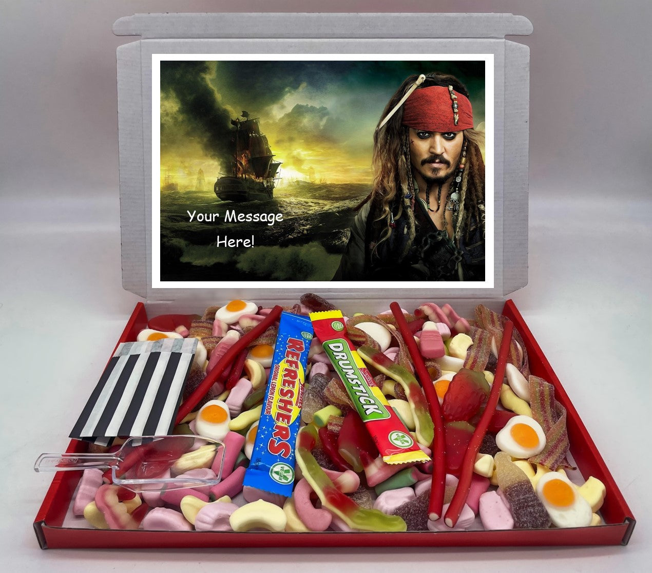 Pirates of the Caribbean Chocolate & Sweet Gift Box – Personalised Gift