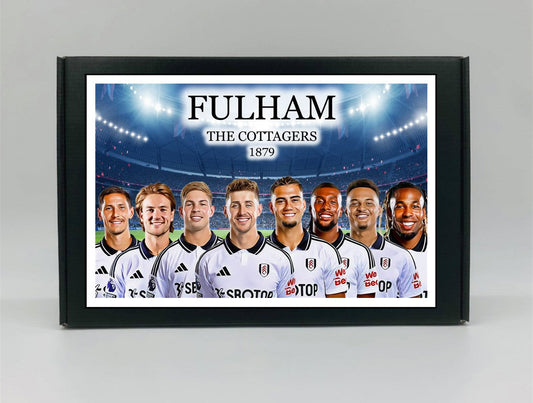 Fulham Personalised Gift Box - A personalised chocolate and sweet hamper, the perfect gift for football fans.