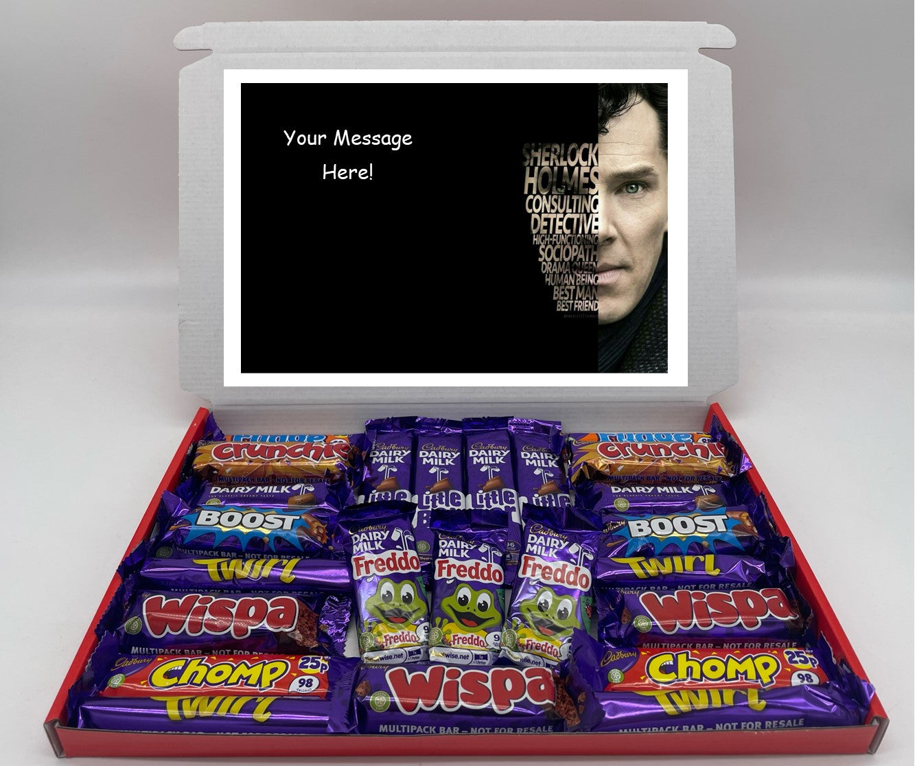 Sherlock Chocolate & Sweet Gift Box – Personalised Gift