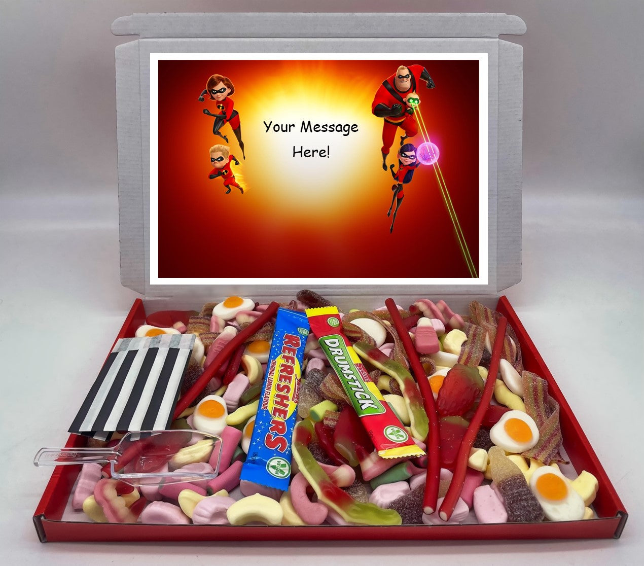 The Incredibles Chocolate & Sweet Gift Box – Personalised Gift
