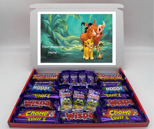 The Lion King Chocolate & Sweet Gift Box – Personalised Gift