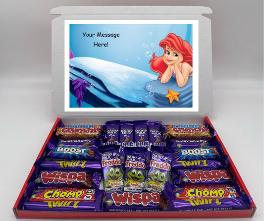 The Little Mermaid Chocolate & Sweet Gift Box – Personalised Gift