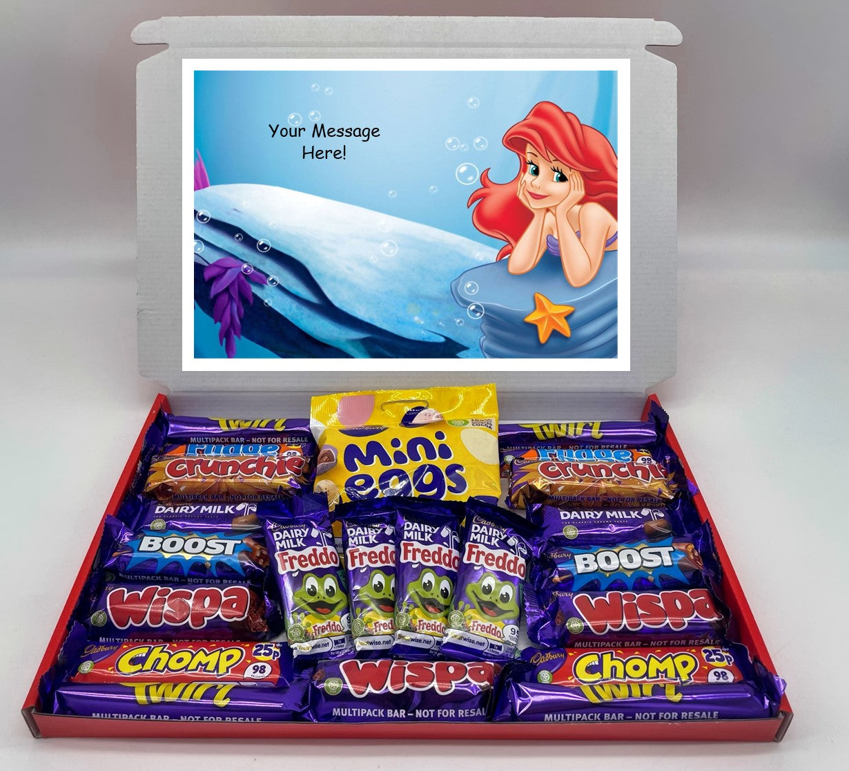 The Little Mermaid Chocolate & Sweet Gift Box – Personalised Gift