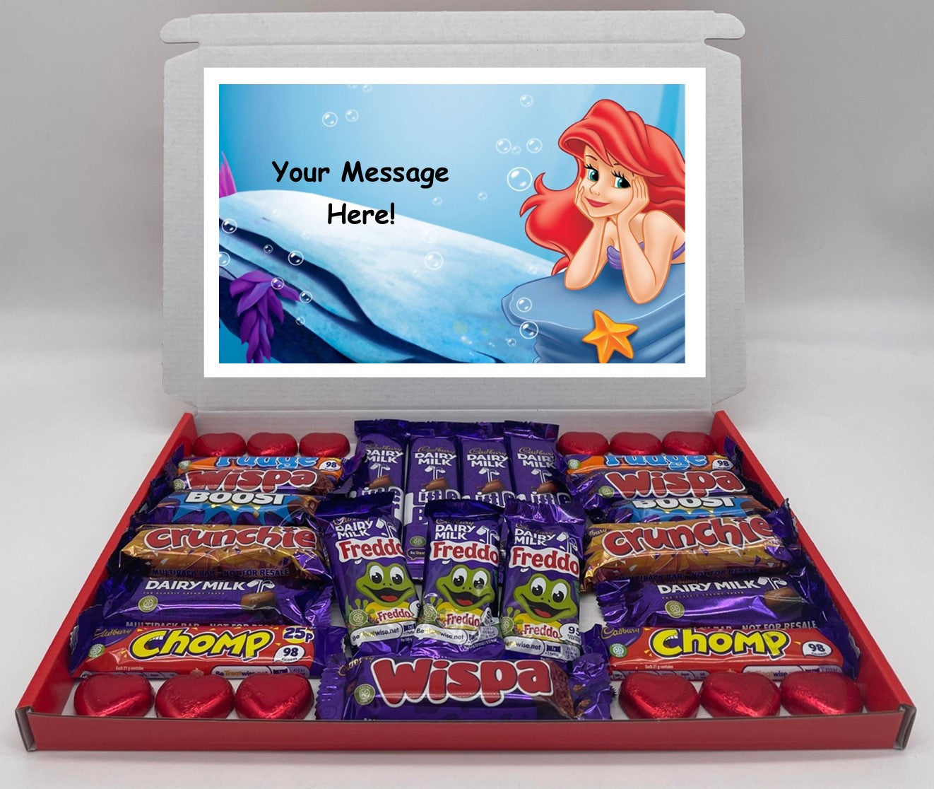 The Little Mermaid Chocolate & Sweet Gift Box – Personalised Gift
