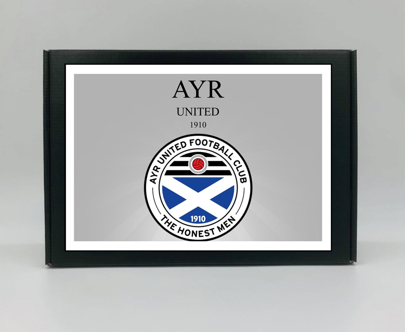 Ayr United Personalised Gift Box - A personalised chocolate and sweet hamper, the perfect gift for football fans.