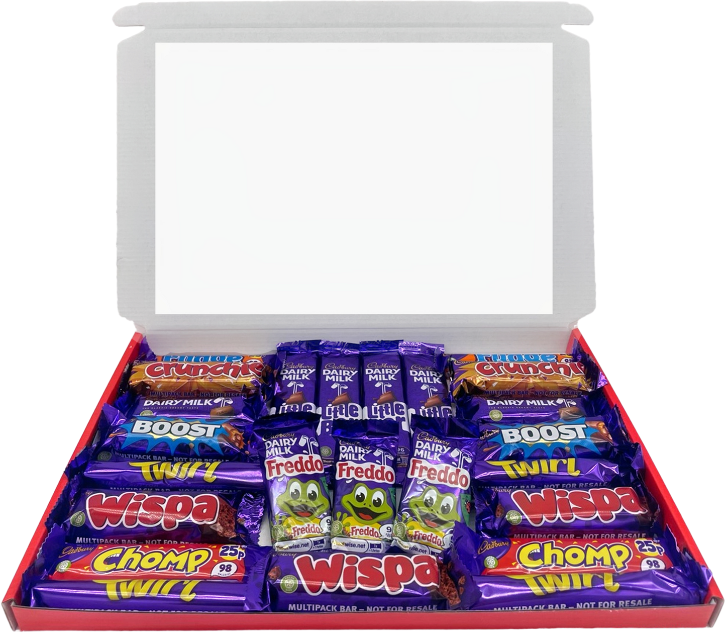 Personalised Red Selection Gift Box – Add Your Photos & Text!