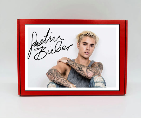 Justin Bieber Chocolate & Sweet Gift Box – Personalised Gift