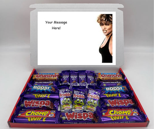 Tina Turner Chocolate & Sweet Gift Box – Personalised Gift