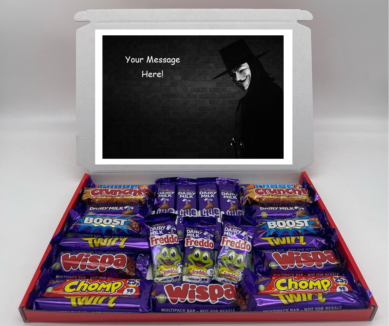 V for Vendetta Chocolate & Sweet Gift Box – Personalised Gift