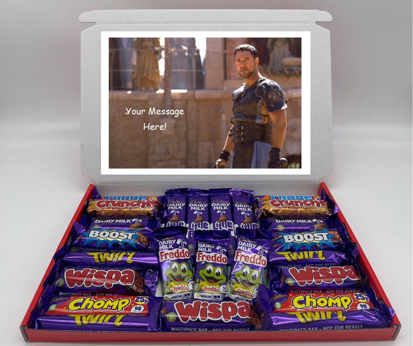 Gladiator Chocolate & Sweet Gift Box – Personalised Gift