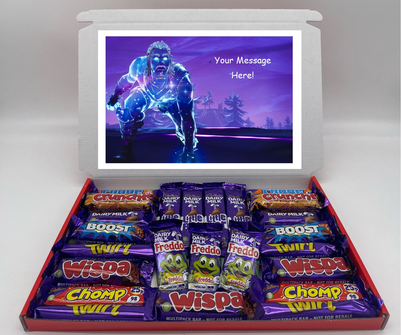 Fortnite Chocolate & Sweet Gift Box – Personalised Gift