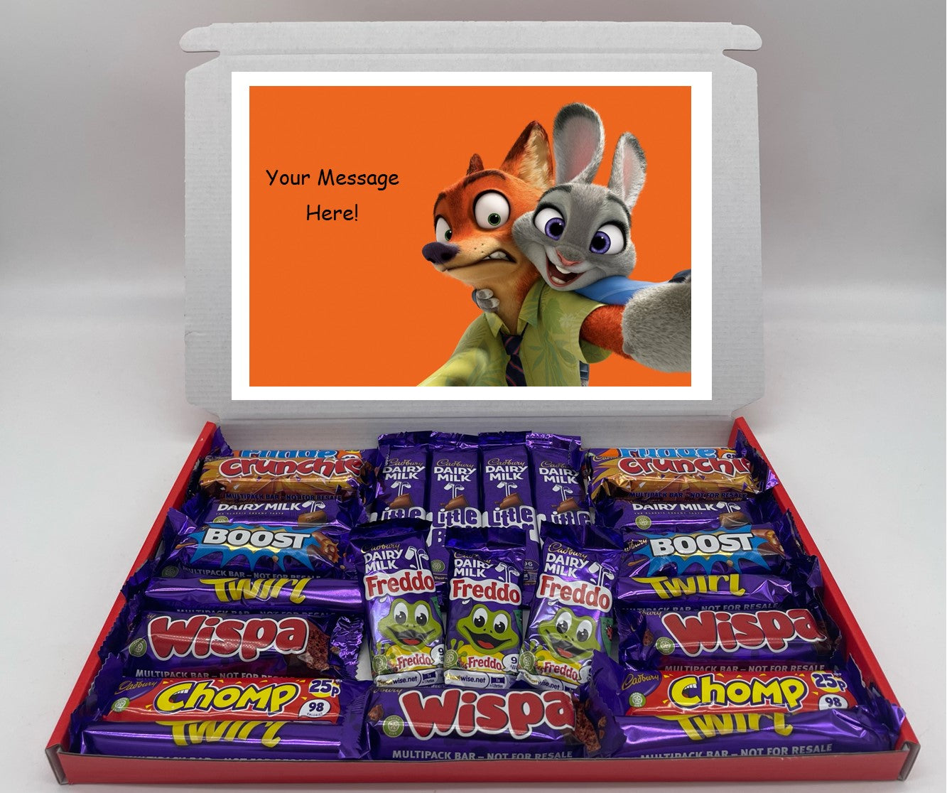 Zootopia Chocolate & Sweet Gift Box – Personalised Gift